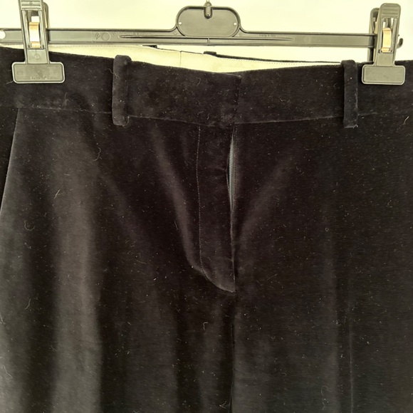 COS dark blue velvet classic pants - Picture 4 of 5